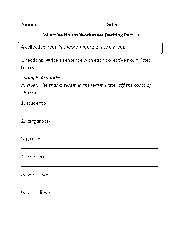 Count And Mass Nouns Worksheets For Grade 1 Download Worksheet