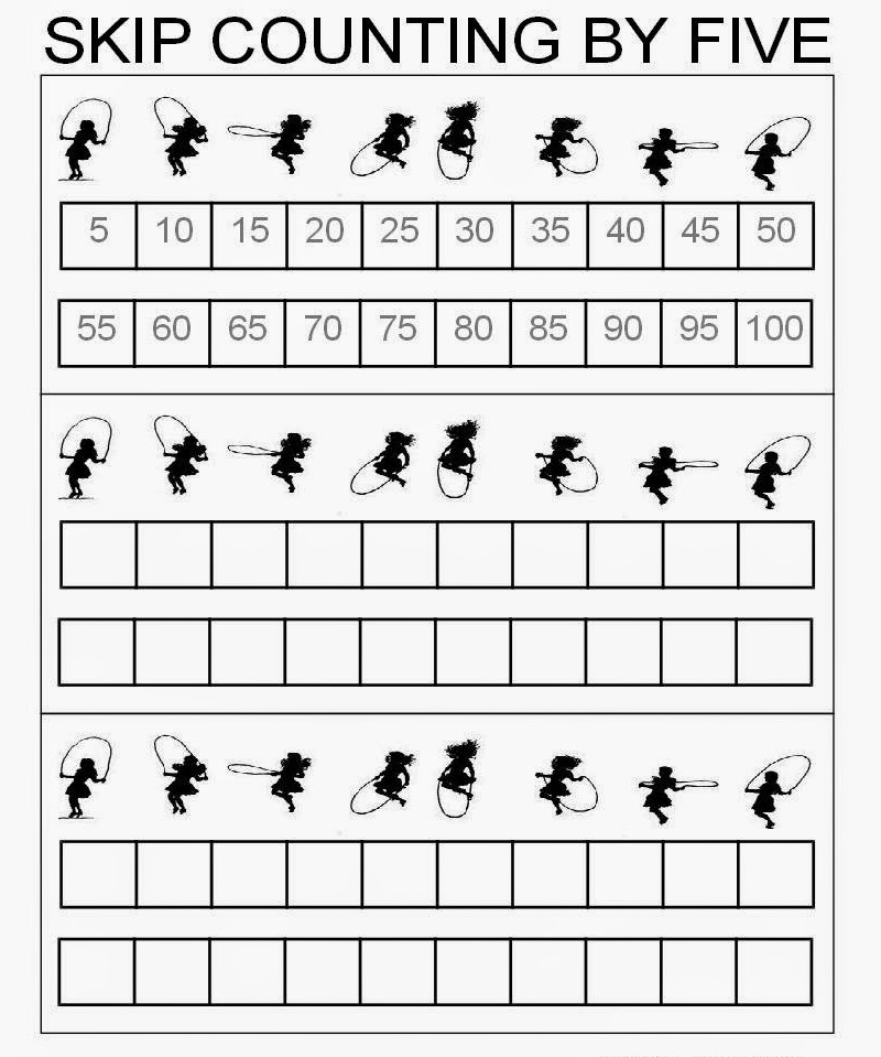 Count By 5s Worksheets For Children 101 Activity