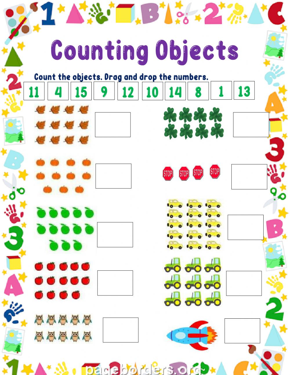 Counting Addition Worksheet
