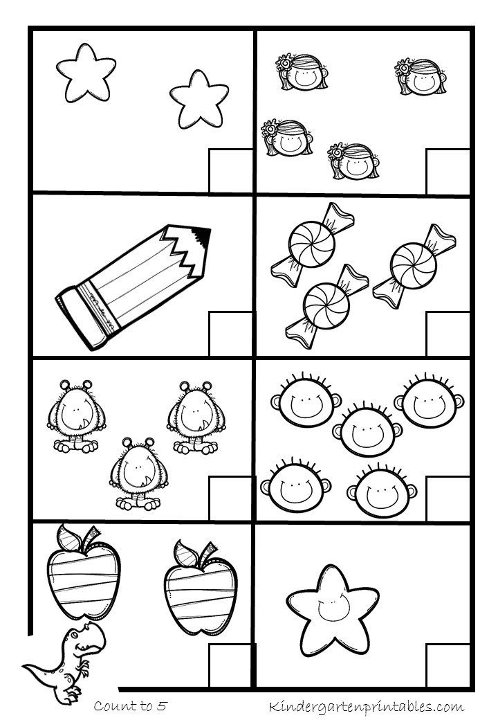 Counting Worksheets 1 5 Preschool Math Worksheets Counting
