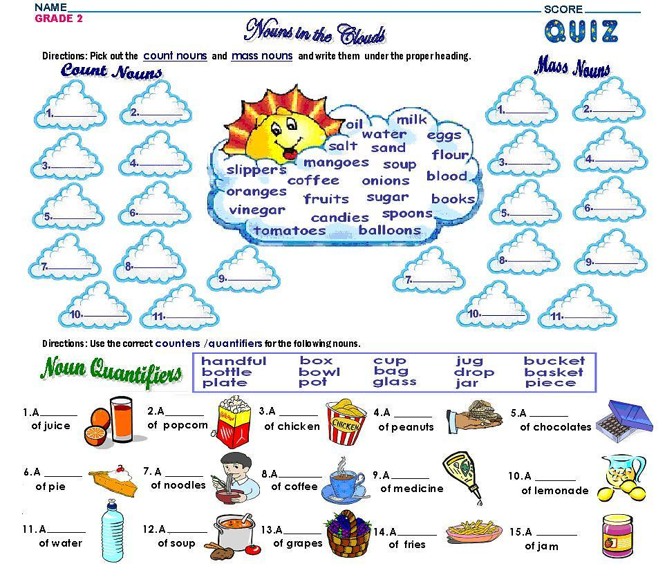GRADE 2 COUNT AND MASS NOUNS CHONA Flickr