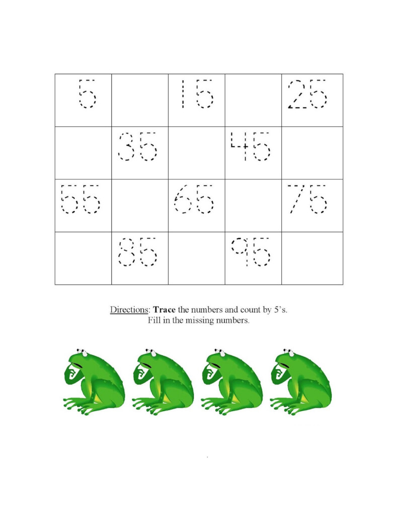 Skip Count By 5 Worksheets Activity Shelter