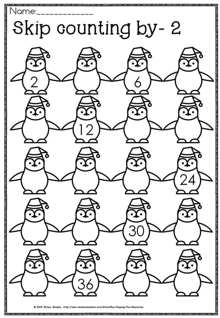 Skip Counting penguin Theme kindergarten Skip Counting Math Bundle 