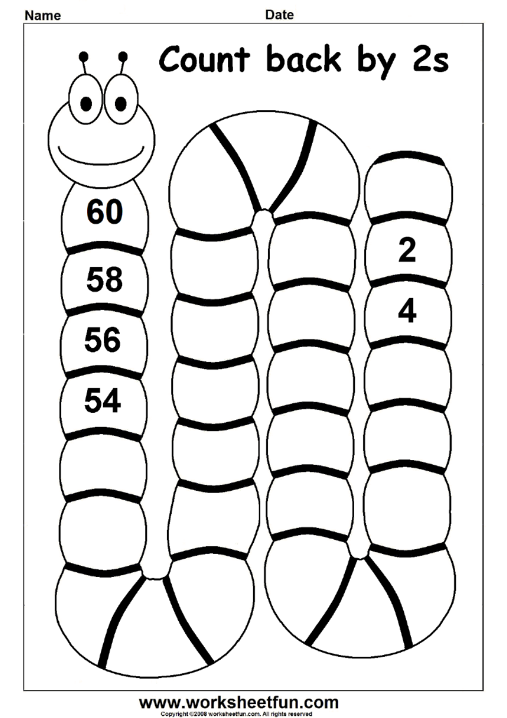 Skip Reverse Counting By 2 Skip Counting Kindergarten Homeschool 