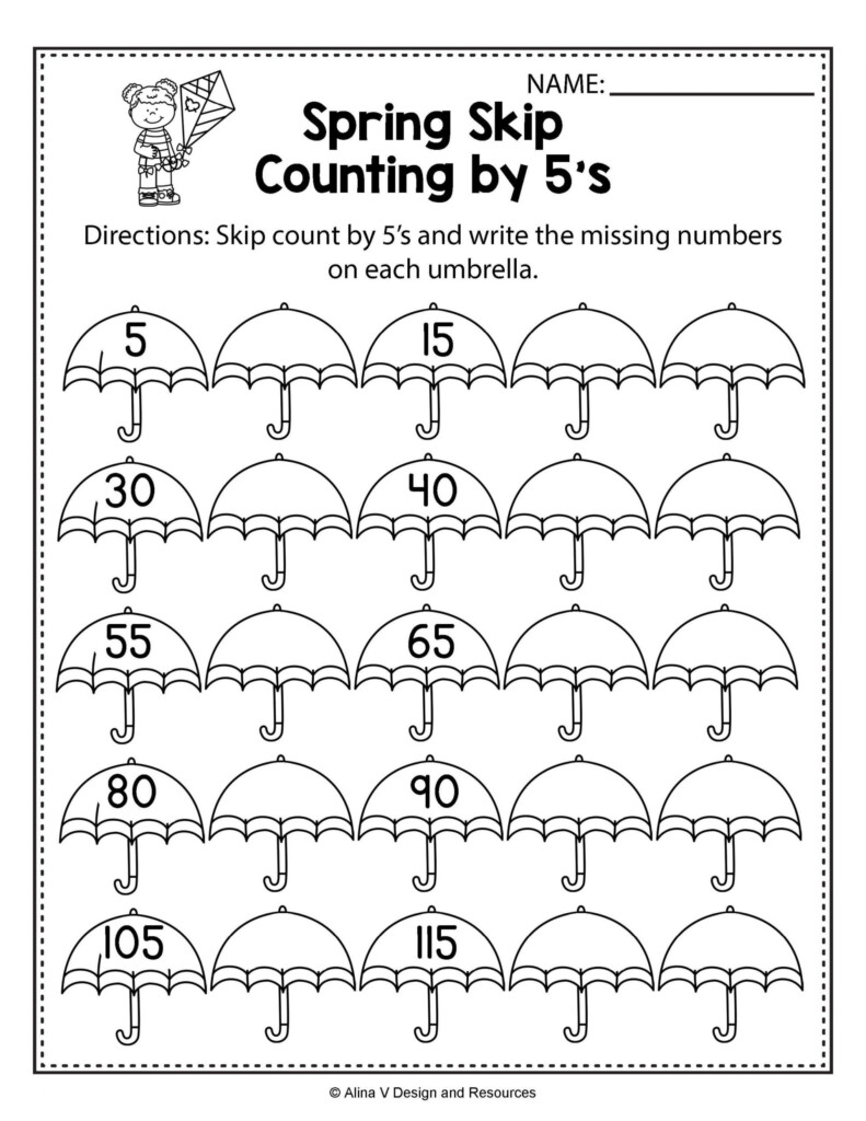 4 Free Math Worksheets Second Grade 2 Skip Counting Skip Counting By 6 