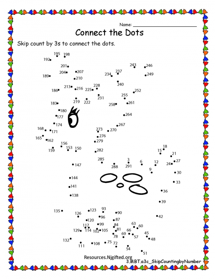 Connect The Dots Practice Skip Counting By Fives Worksheets 99Worksheets
