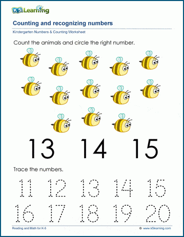 Count To Thirteen K5 Learning