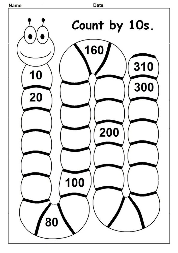 Counting By 10s Free Printable Worksheets Printable Templates