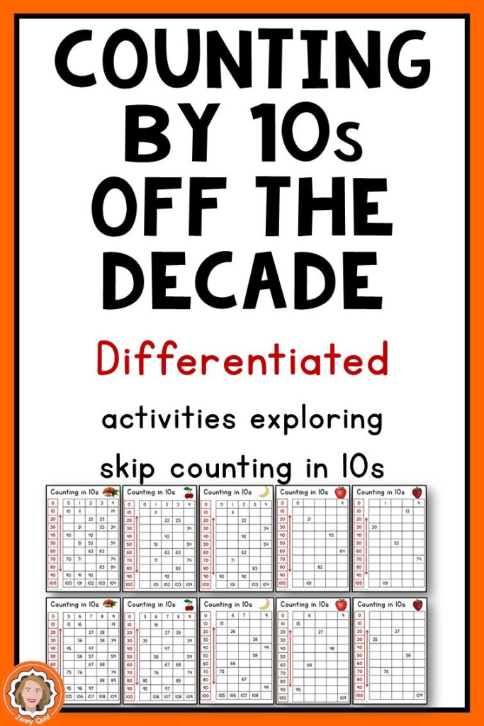Differentiated Math Centers Skip Counting By 10s And Counting By Tens 