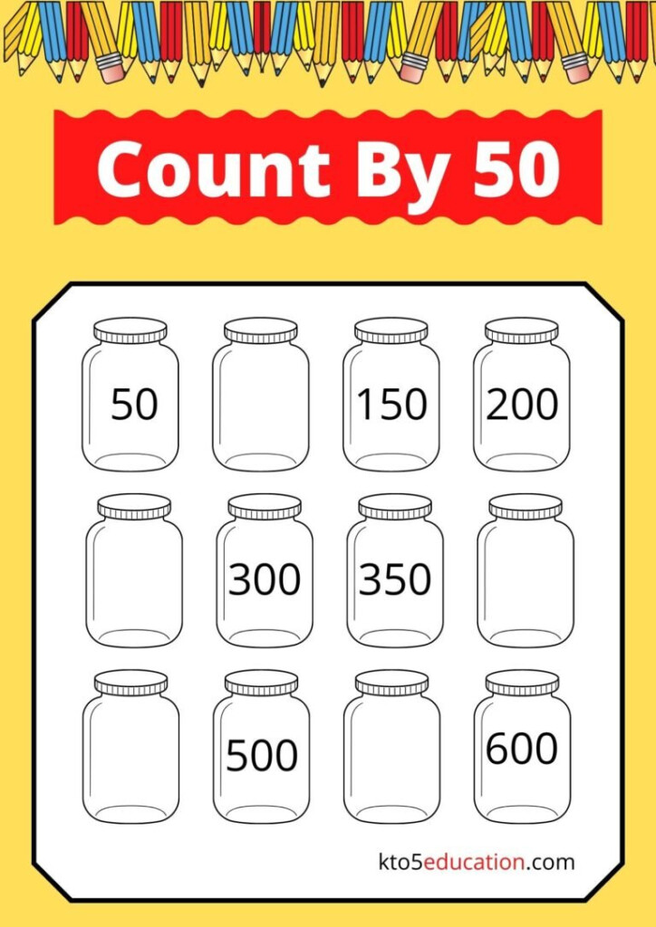 Free Skip Count By 50 Worksheet Kto5Education