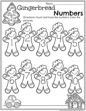 Gingerbread Man Printables Planning Playtime Gingerbread Worksheets 