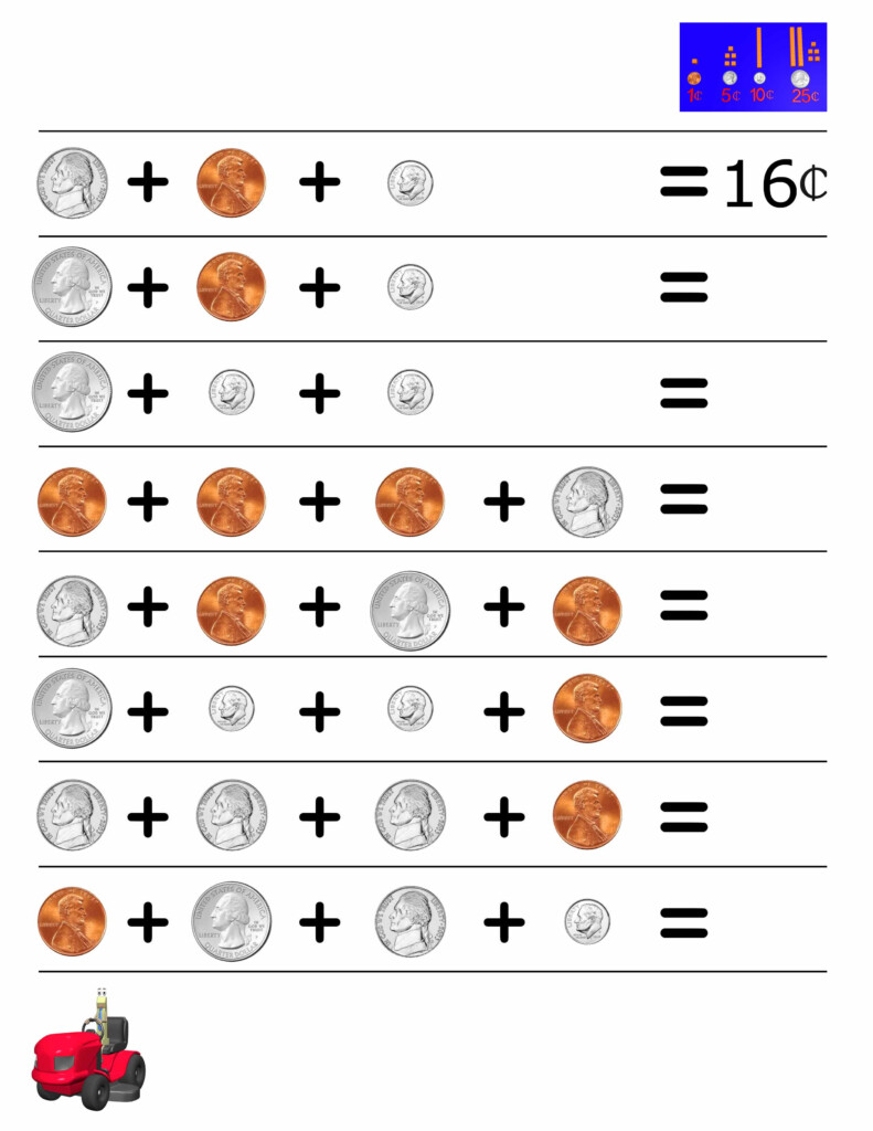 Learning To Count Money Practice MySchoolsMath