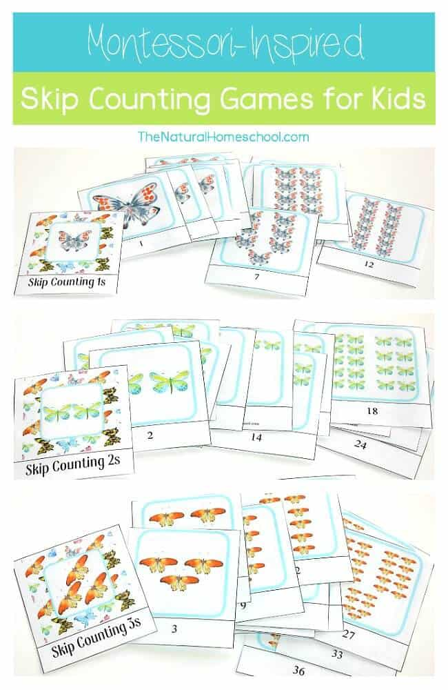 Montessori Inspired Skip Counting For Kids 1s 2s 3s Printables
