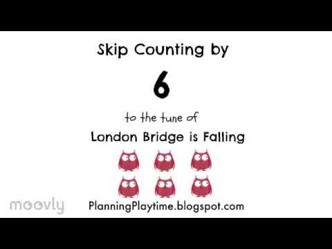 Skip Counting By 6 To The Tune Of London Bridge YouTube