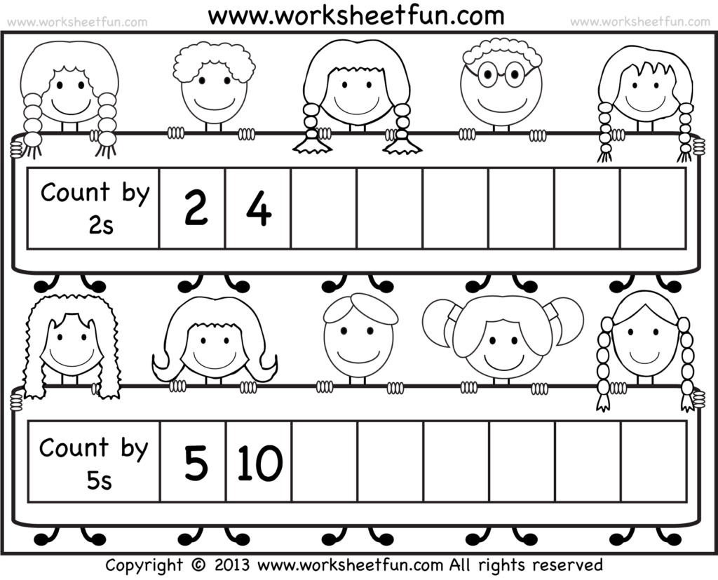 Skip Counting By 6 Worksheets