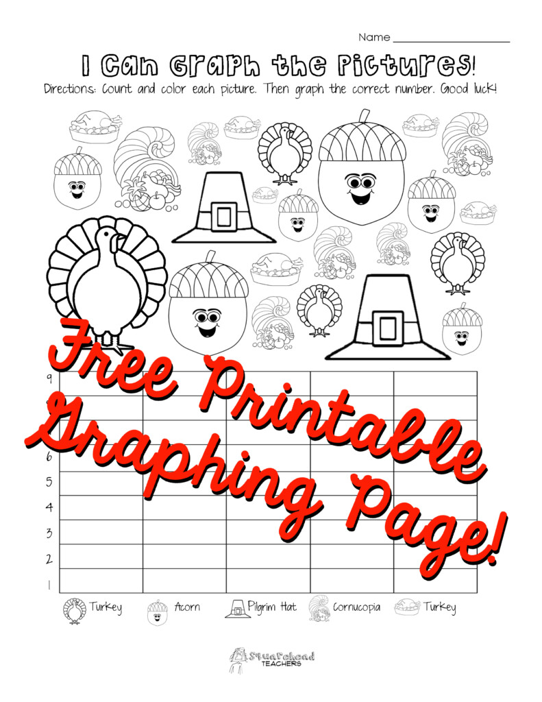 Thanksgiving Graphing Worksheets